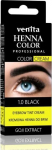 Kulmude meigikomplekt Venita Henna Color Professtional, 30.0 g, must v. 1