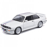 M&auml;nguauto Bburago BMW M3 1988, 1:24, valge v.