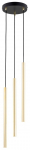 Valgusti rippuv Emibig Selter 1332/3PREM, G9, 3 x 8 W, kuldne v.