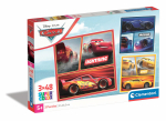 Pusle 3in1 Clementoni 3x48 CARS 25305, 32 cm x 22 cm, 144 tk