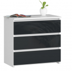 &Ouml;&ouml;kapp Akord CL3, valge v./grafiit v., 57 cm x 60 cm x 35 cm