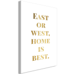 Reproduktsioon Artgeist Gold Home Is Best, m-a-0878-b-a, 20 cm x 30 cm
