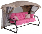 Aiakiik Patio Ravenna Lux, pruun v./must v./roosa v., 209 cm x 132 cm x 171 cm