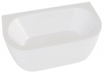 Vann, teisaldatav Besco Volya, 160 cm x 75 cm x 63 cm, valge