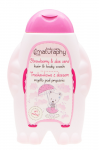 Laste du&scaron;igeel ja &scaron;ampoon Naturaphy Strawberry And Aloe Vera, 300 ml