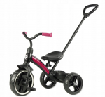 Kolmerattaline jalgratas Qplay Elite Plus, must v./roosa v.