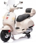 Laste elektriline mootorratas Milly Mally Vespa GTS Super, valge v.