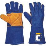 T&ouml;&ouml;kindad keevitajatele Cerva Pugnax Blue, t&auml;iskasvanutele, sinine/kollane, 10