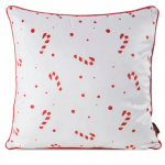 J&otilde;ulu dekoratiivne padjakate PSWA-307, valge v./punane v., 45 cm x 45 cm