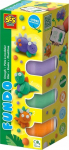 Plastiliini komplekt, dinosaurus SES Creative FunDo 08123, mitmev&auml;rviline