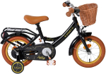 Lisaratastega laste jalgratas, laste Volare Ashley CB 0TA, must, 12"
