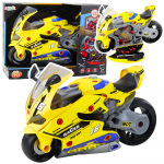 M&auml;ngumootorratas Lean Toys Racer 2in1, kollane