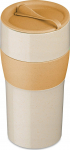Plastikust klaas Koziol Aroma To Go XL, 700 ml, plastik, kuld v./beež v.
