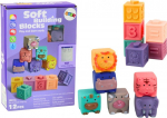 Klotsid, komplekt Lean Toys Soft, mitmev&auml;rviline, 12 tk