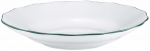 Supi taldrik supi/pasta jaoks Ambition Verge, &Oslash; 23 cm, valge v./roheline v.