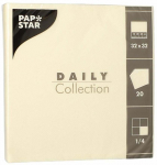 Pabersalvr&auml;tikud Pap Star Daily Collection, 32 cm x 32 cm, &scaron;ampanja v., 20 tk