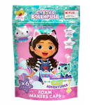 Vannipommi komplekt Gabbys Dollhouse Foam Makers Caps, 96 g, mitmev&auml;rviline, 6 tk