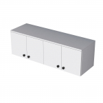 Seinakapp Kalune Design EA143, valge v., 119.6 cm x 37.5 cm x 43.6 cm