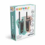 Komplekt rollim&auml;nguks, raadiosaatjad KidyWolf Kidytalk 4110401-0281, roheline v./roosa v.