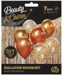 &Otilde;hupallide komplekt ovaalsed GoDan Beauty & Charm Bouquet, kuldne v./vask v., 7 tk