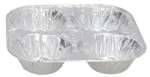 Tordi- ja koogivorm Kitchen&GO Aluminum Baking Tins, kroom v., 15.5 cm x 15.5 cm