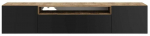 TV-kapp ADRK Femur, must v./artisan oak, 41 cm x 200 cm x 40 cm