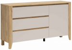 Kummut Sawira II, ka&scaron;miir v./mauvella oak v., 90 cm x 161 cm x 42.5 cm