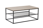 Kohvilaud Kalune Design Asude, must v./travertine v., 95 cm x 55 cm x 42 cm
