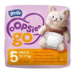 P&uuml;ksm&auml;hkmed Grite OOPSIES go, 5 suurus, 12 - 17 kg, 20 tk