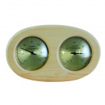 Saunatermomeeter koos niiskusm&otilde;&otilde;turiga Flammifera AP-007BW, pruun v.