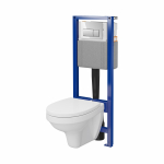 Seinapealse WC-poti komplekt Cersanit S701-022, 12.9 cm x 40 cm