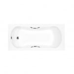 Vann, sisseehitatav Besco Aria, 130 cm x 70 cm x 52 cm, ristk&uuml;lik, valge v.