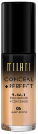 Vedel jumestuskreem Milani Conceal + Perfect, 06 sand beige, 30 ml
