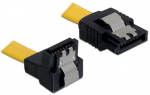 Juhe Delock SATA / SATA SATA 7-pin male, SATA 7-pin female, 0.3 m, kollane v.