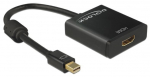 Adapter Delock DisplayPort-mini to HDMI Mini Display port male, HDMI female, 0.2 m, must v.