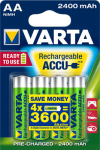Laetav aku Varta R6 Rechargeable, AA, 2400 mAh, 4 tk