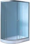 Du&scaron;ikabiin Gotland ECO LP-292-100 Right, 80 cm x 100 cm x 195 cm, hall v./toonitud