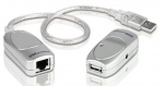Juhe Aten USB 2.0 A female, RJ-45, 30 m, alumiinium v.