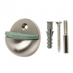 Uksestopper Haushalt DS013CC, 2.5 cm, &Oslash; 4.5 cm, kumm/teras, nikkel v.