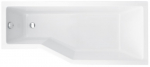 Vann, nurgaga Besco Integra Right 170, 170 cm x 75 cm x 41 cm, parempoolne, valge v.