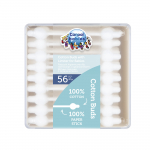 Vatipulgad Canpol Babies Safe Cotton Buds, 0 kuud, valge