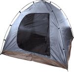 Kolmekohaline telk Besk Camping Tent 118091, hall, 215 cm x 215 cm x 170 cm