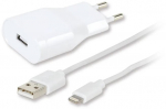 Telefoni laadija Vivanco, USB, 120 cm, valge