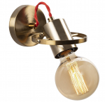 Valgusti seinale Opviq Vaveyla 444-A, E27, 1 x 40 W, pronks v.