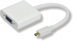 Adapter MicroConnect Micro HDMI, VGA, valge