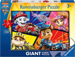 Pusle Ravensburger Giant Paw Patrol 03097, 50 cm x 70 cm, 24 tk, mitmev&auml;rviline