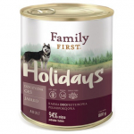 M&auml;rg koeratoit Family First Adult Venison, Goose, Apple, pardiliha/hirveliha, 0.8 kg