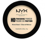 Kompaktne pulber NYX Professional Makeup HD Finishing Powder, kollane v., banana, 2.8 g
