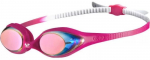 Ujumisprillid Arena Spider Mirror Jr, valge v./roosa v.