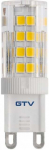 Lambipirn GTV LED, G9, 4000 &deg;K, G9, 5 W, 400 lm